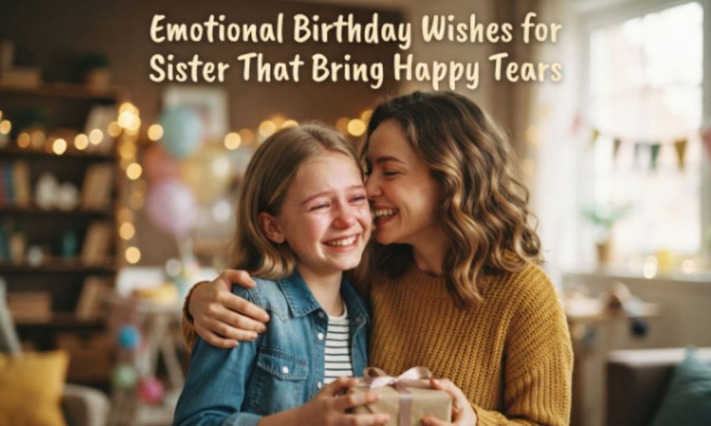 Emotional Birthday Wishes for Sister That Bring Happy Tears