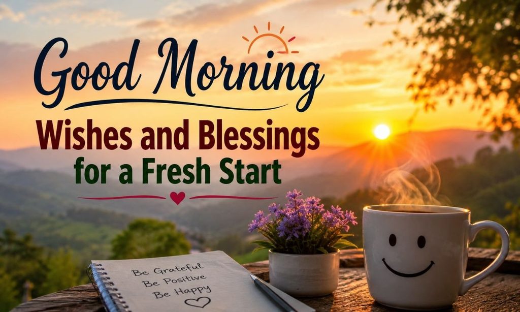 Good Morning Wishes and Blessings for a Fresh Start