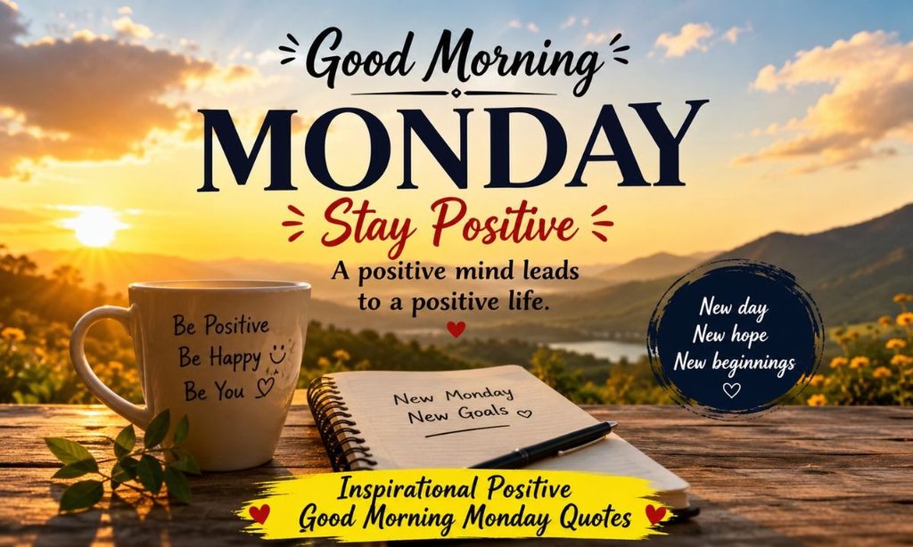Inspirational Positive Good Morning Monday Quotes