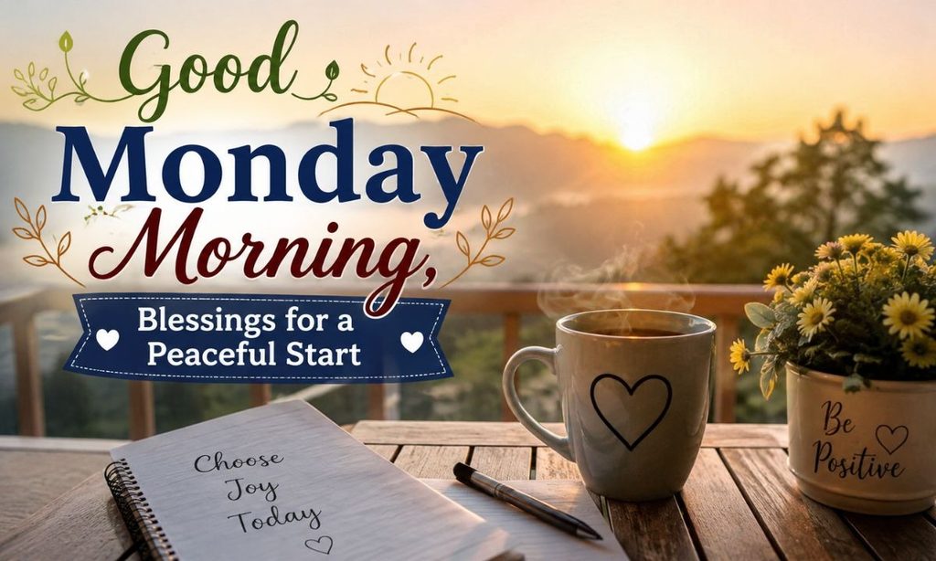 Good Monday Morning, Blessings for a Peaceful Start