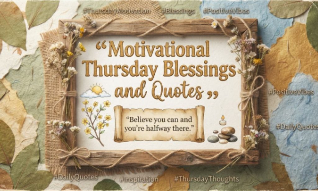 Motivational Thursday Blessings and Quotes