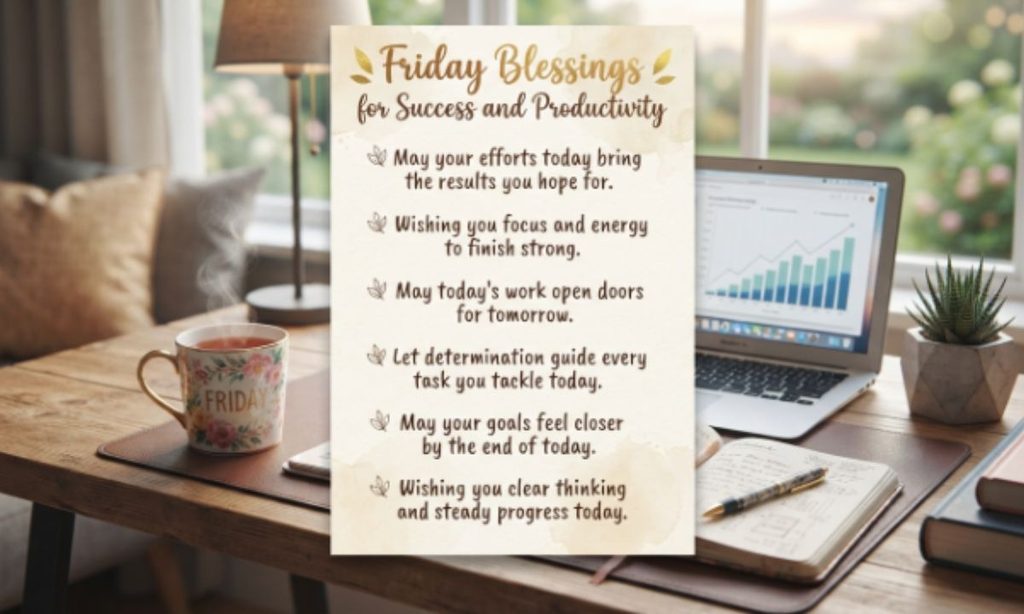 Friday Blessings for Success and Productivity