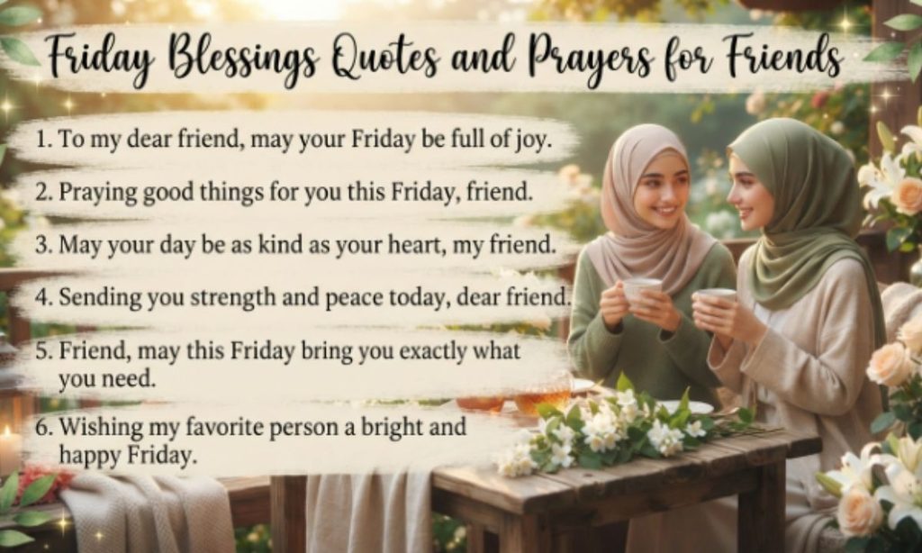 Friday Blessings Quotes and Prayers for Friends