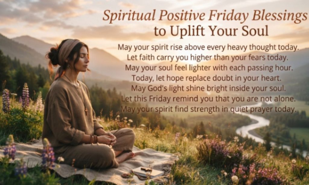 Spiritual Positive Friday Blessings to Uplift Your Soul