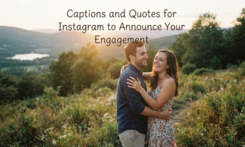 Captions and Quotes for Instagram to Announce Your Engagement