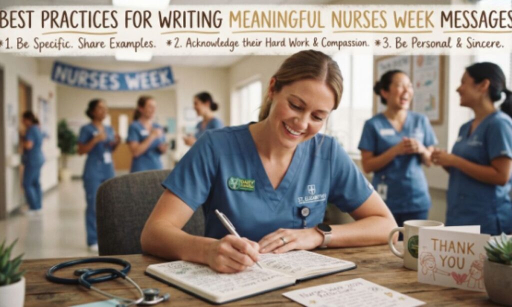 Best Practices for Writing Meaningful Nurses Week Messages