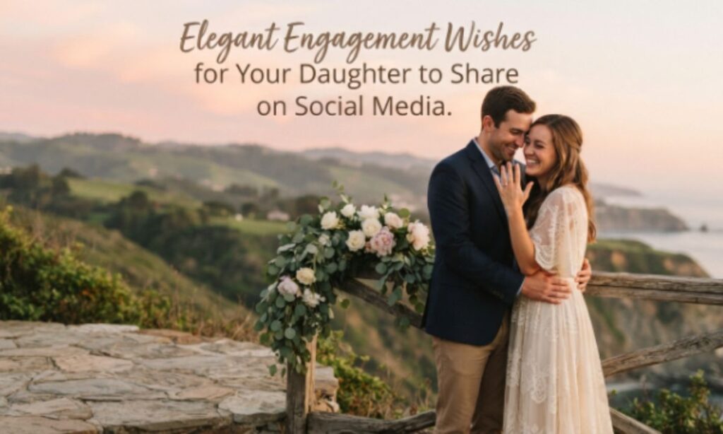 Elegant Engagement Wishes for Your Daughter to Share on Social Media
