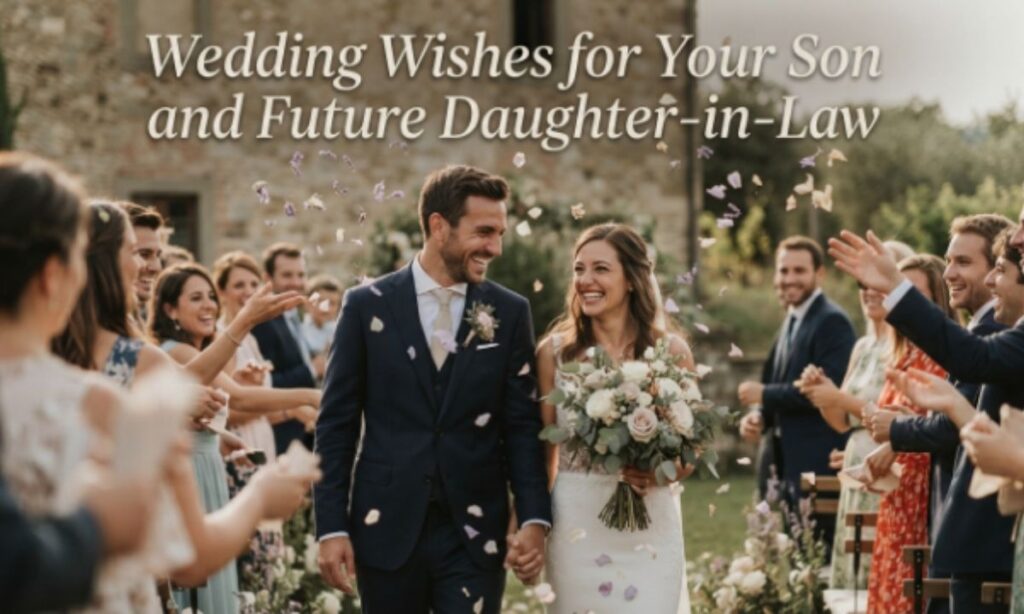 Wedding Wishes for Your Son and Future Daughter-in-Law