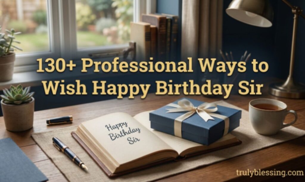 130+ Professional Ways to Wish Happy Birthday Sir