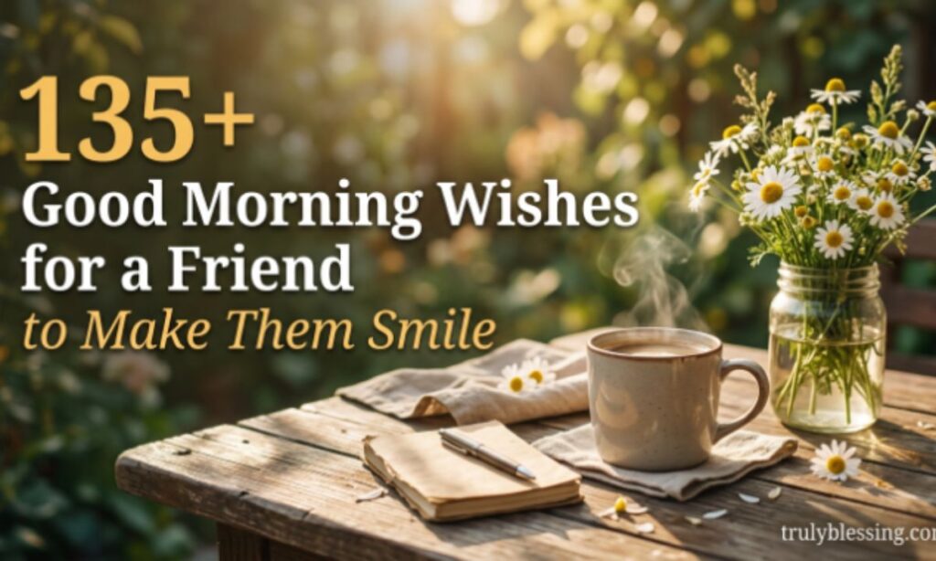135+ Good Morning Wishes for a Friend to Make Them Smile
