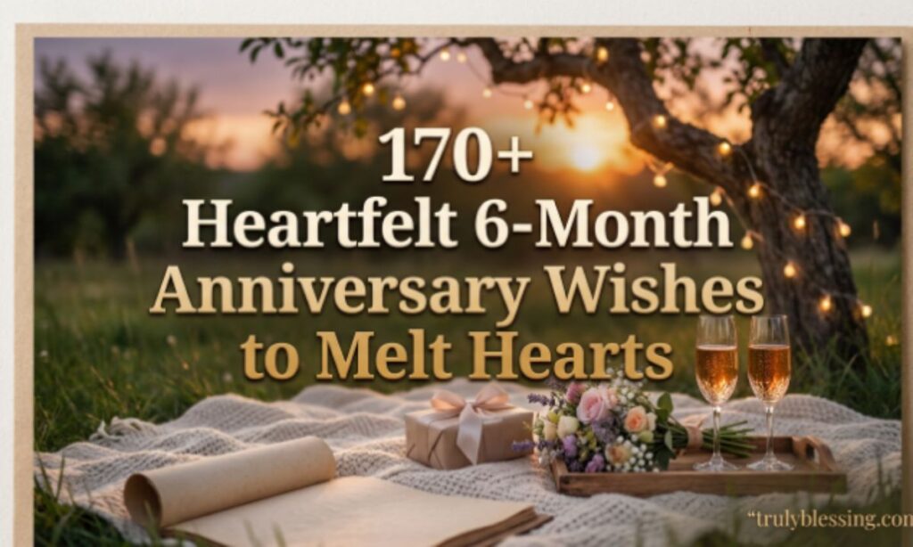 170+ Heartfelt 6-Month Anniversary Wishes to Melt Hearts
