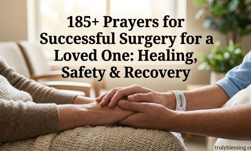 185+ Prayers for Successful Surgery for a Loved One: Healing, Safety & Recovery