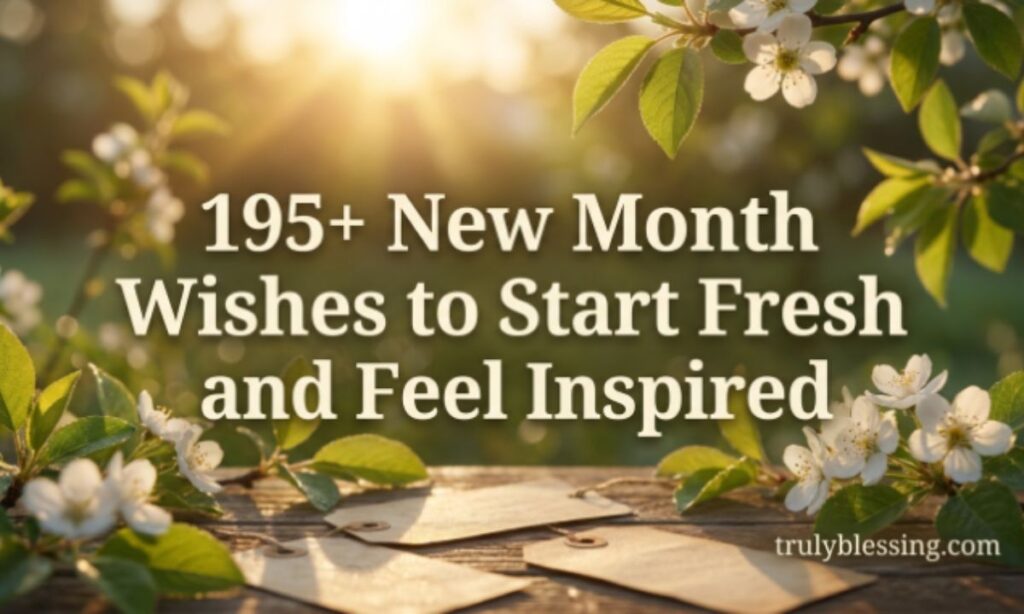 195+ New Month Wishes to Start Fresh and Feel Inspired