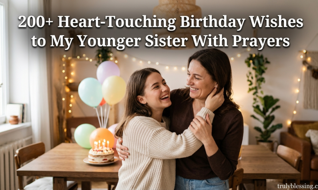 200+ Heart-Touching Birthday Wishes to My Younger Sister With Prayers