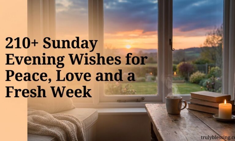 210+ Sunday Evening Wishes for Peace, Love and a Fresh Week