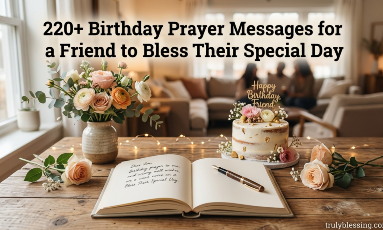 220+ Birthday Prayer Messages for a Friend to Bless Their Special Day