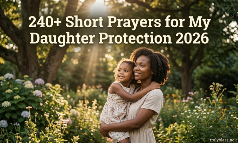 240+ Short Prayers for My Daughter Protection 2026