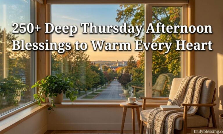 250+ Deep Thursday Afternoon Blessings to Warm Every Heart
