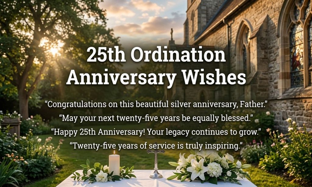 25th Ordination Anniversary Wishes