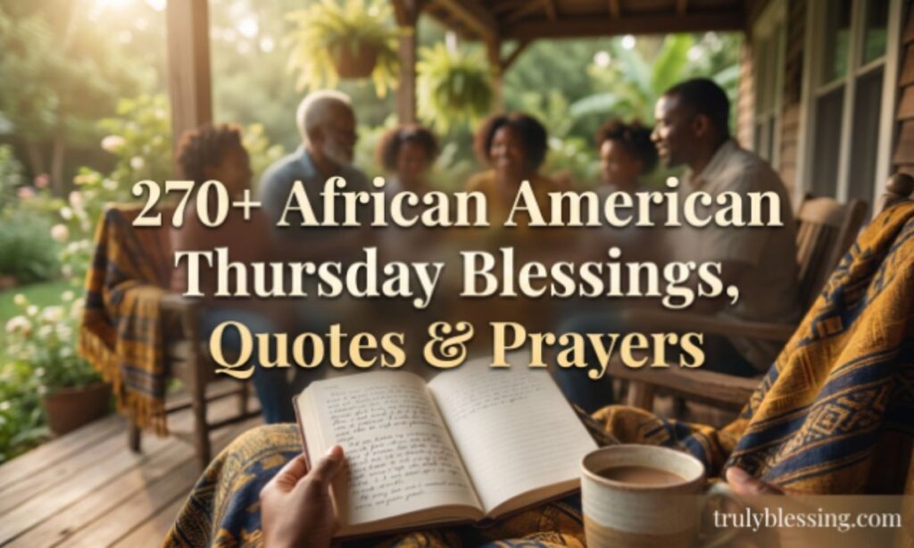 270+ African American Thursday Blessings, Quotes & Prayers