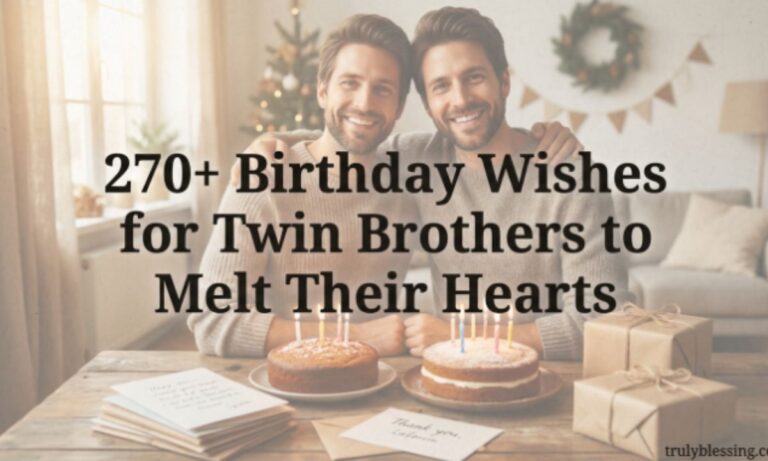 270+ Birthday Wishes for Twin Brothers to Melt Their Hearts