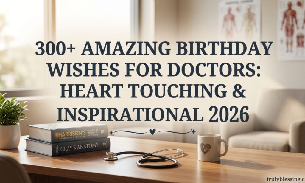 300+ Amazing Birthday Wishes for Doctors: Heart Touching &Inspirational 2026