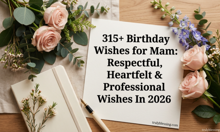 315+ Birthday Wishes for Mam: Respectful, Heartfelt & Professional Wishes In 2026