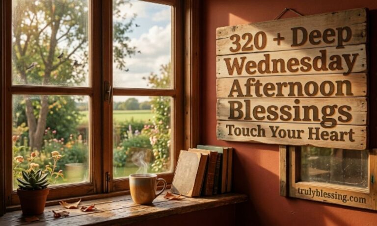 320 + Deep Wednesday Afternoon Blessings Touch Your Heart