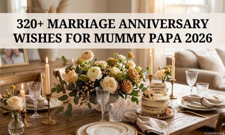 320+ Marriage Anniversary Wishes For Mummy Papa 2026