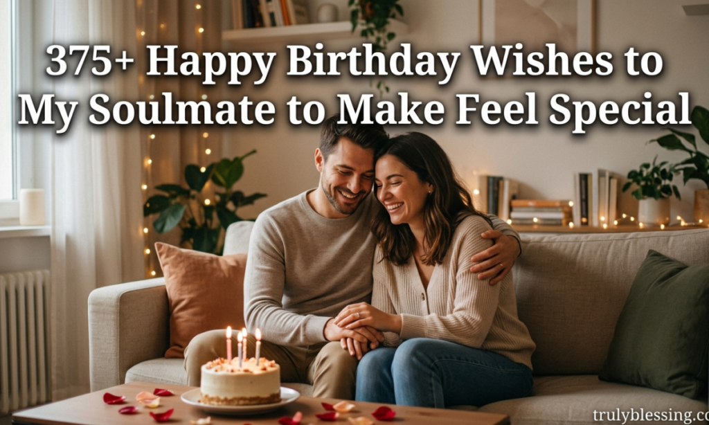 375+ Happy Birthday Wishes to My Soulmate to Make Feel Special