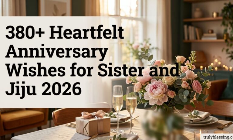 380+ Heartfelt Anniversary Wishes for Sister and Jiju 2026