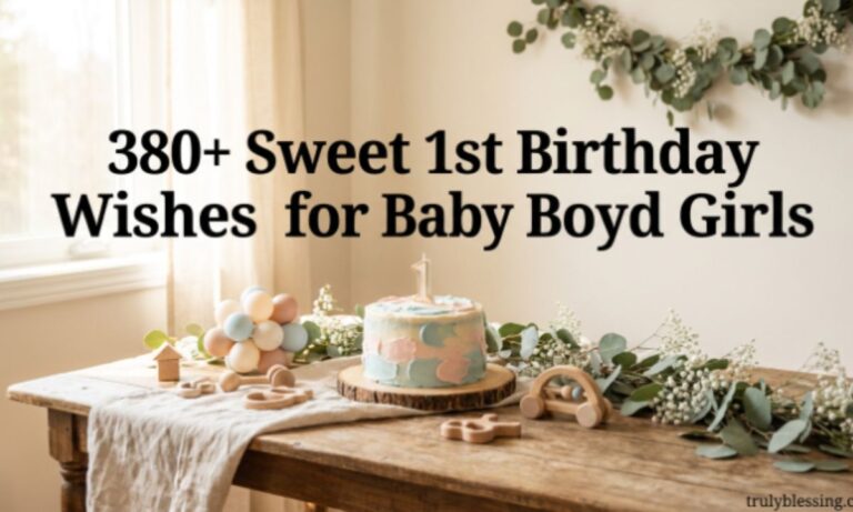 380+ Sweet 1st Birthday Wishes for Baby Boys and Girls