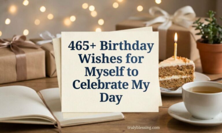 465+ Birthday Wishes for Myself to Celebrate My Day