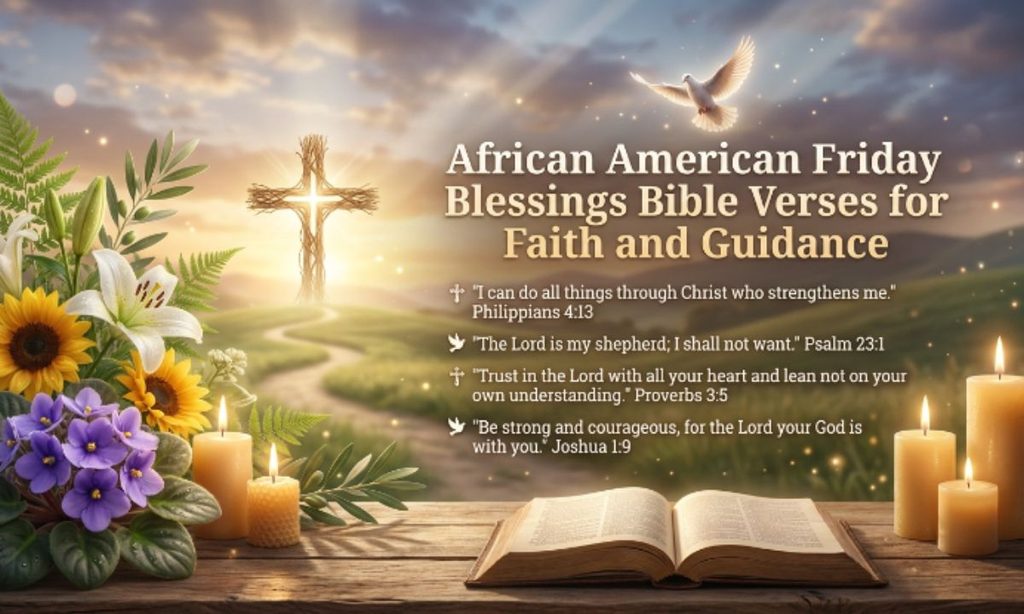 African American Friday Blessings Bible Verses for Faith and Guidance