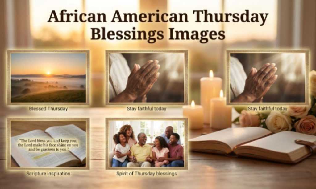 African American Thursday Blessings Images