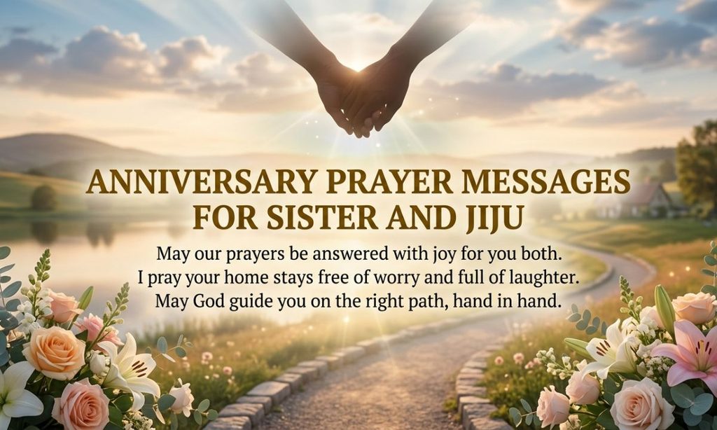 Anniversary Prayer Messages for Sister and Jiju