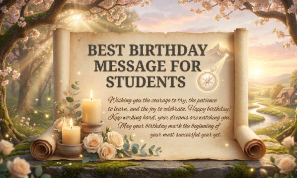 Best Birthday Message for Students