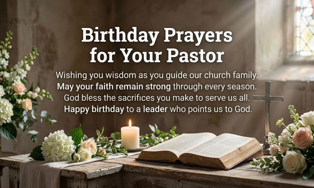 Birthday Prayers for Your Pastor