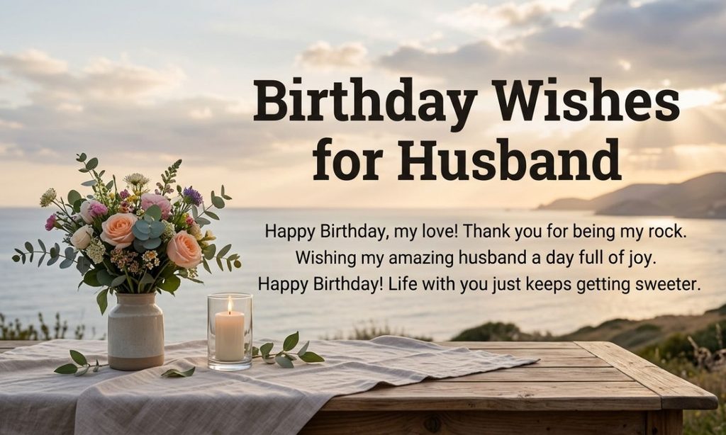 Birthday Wishes for Husband