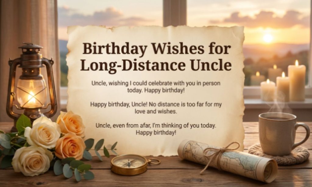 Birthday Wishes for Long-Distance Uncle