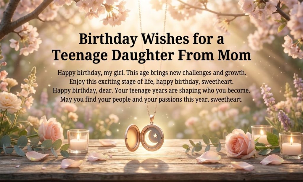 Birthday Wishes for a Teenage Daughter From Mom