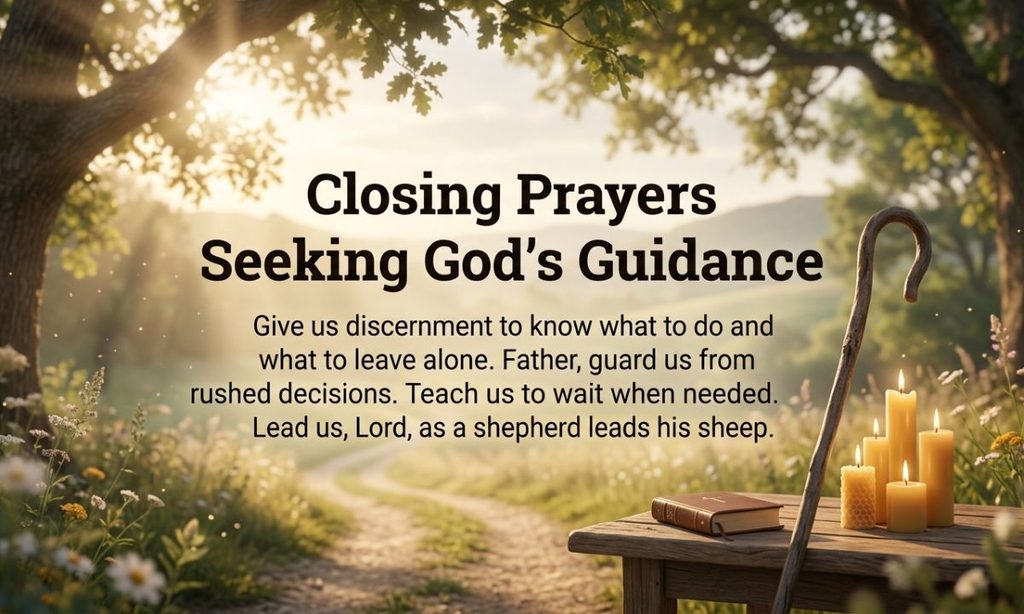 Closing Prayers Seeking God's Guidance