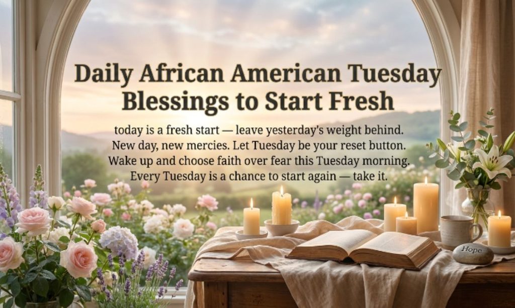 Daily African American Tuesday Blessings to Start Fresh