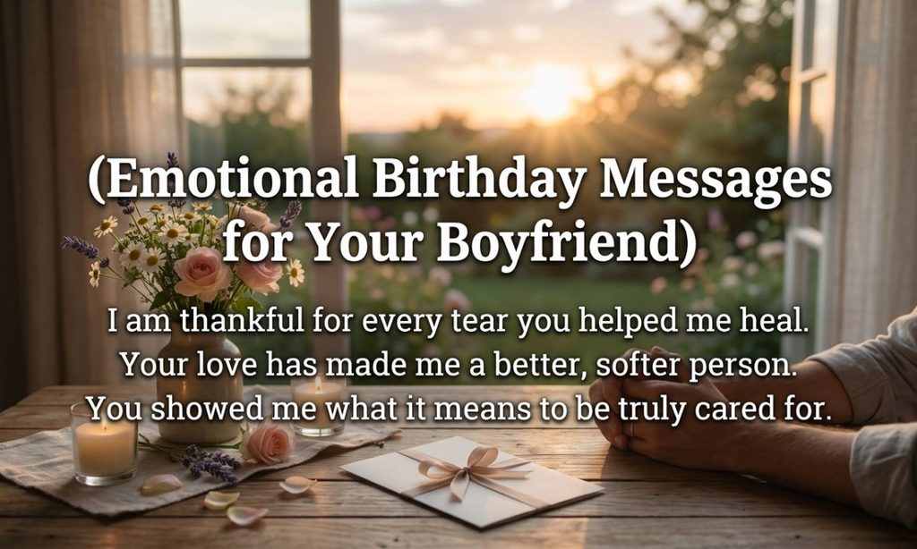 Emotional Birthday Messages for Your Boyfriend