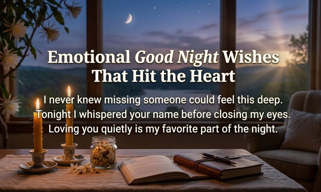 Emotional Good Night Wishes That Hit the Heart