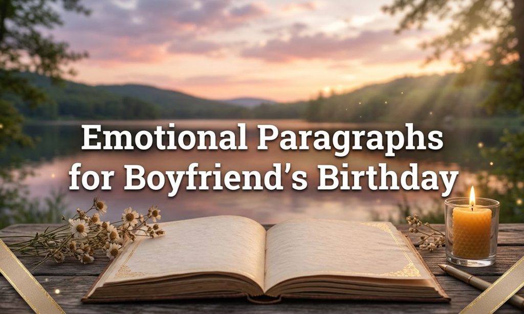 Emotional Paragraphs for Boyfriend's Birthday