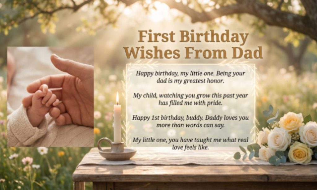 First Birthday Wishes From Dad