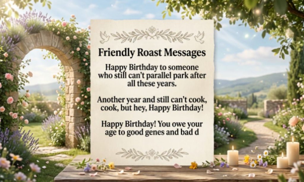 Friendly Roast Messages