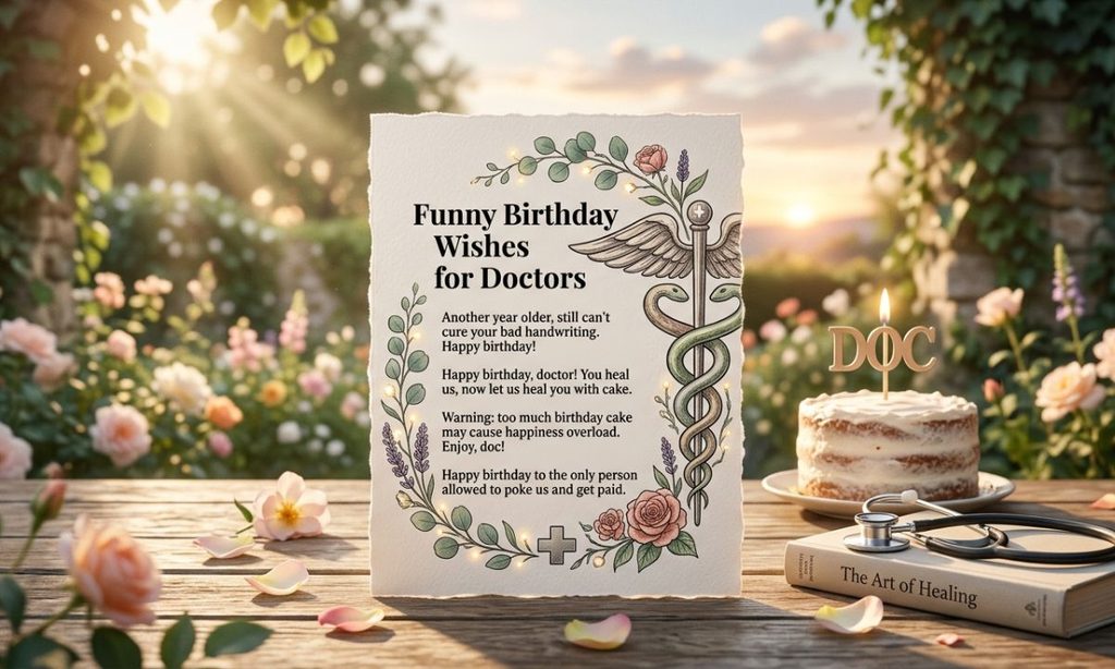 Funny Birthday Wishes for Doctors
