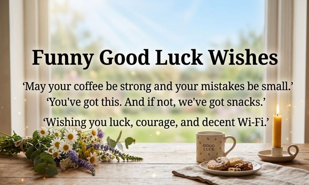Funny Good Luck Wishes